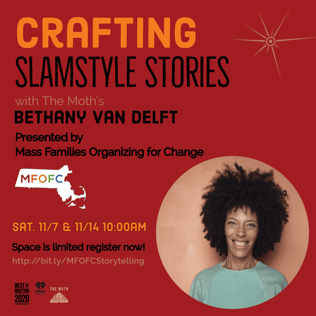 Crafting Slamstyle Stories November 7 and 14, 2020